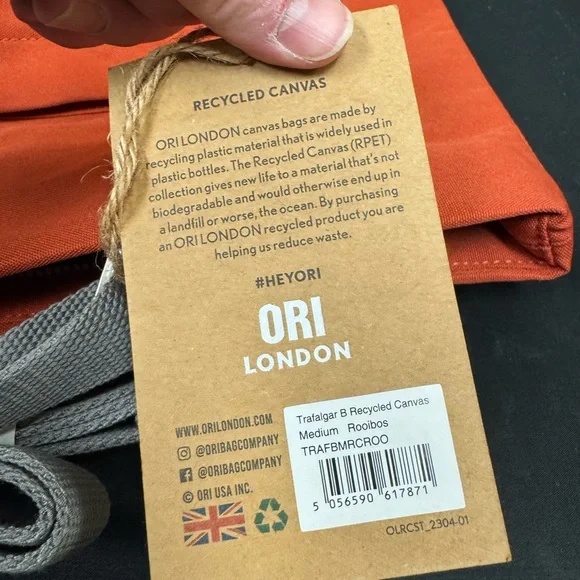 ORI London TRAFALGAR TOTE IN ROOIBOS - Picture 12 of 12